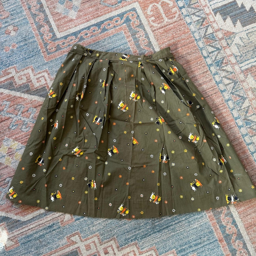 Authentic Vintage Band Green Skirt